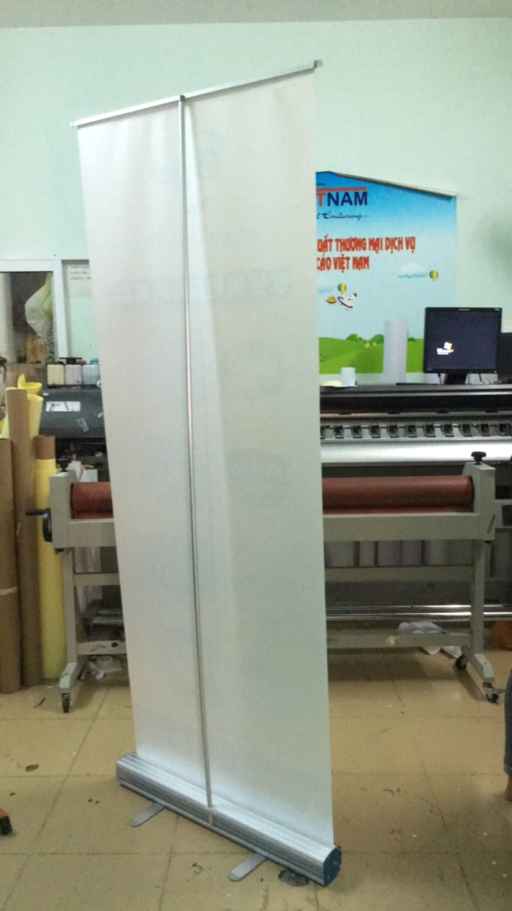 Banner - standee Cuốn Nhôm tốt kích thước 60x160cm 4 CUON NHOM TOT 08