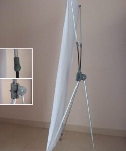 Standee x đa năng bằng nhôm kích thước  80x180cm - 120x220cm