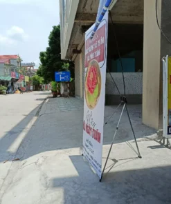Standee x cường lực loại tốt kích thước 80x180cm 7 khung standee chữ x