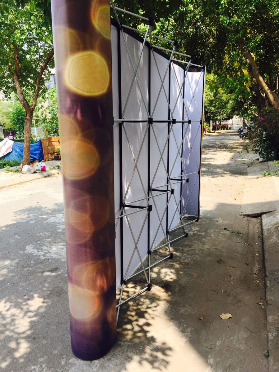 Khung backdrop mạng nhện 3x3 ô, 2.3x2.3m 1 khung mang nhen