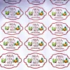 In Tem Nhãn sticker Decal Giá Rẻ Kích Thước 4x4cm cắt bế demi theo hình 6 in tem nhãn
