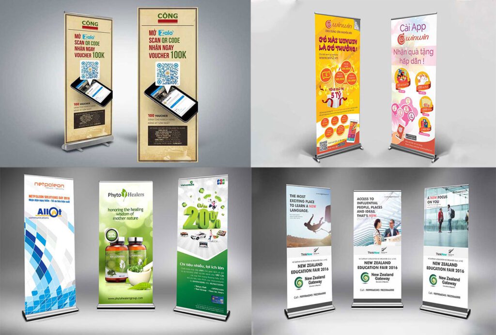 Standee quảng cáo là gì? Tổng hợp các mẫu standee quảng cáo đẹp 1 standee quang cao la gi