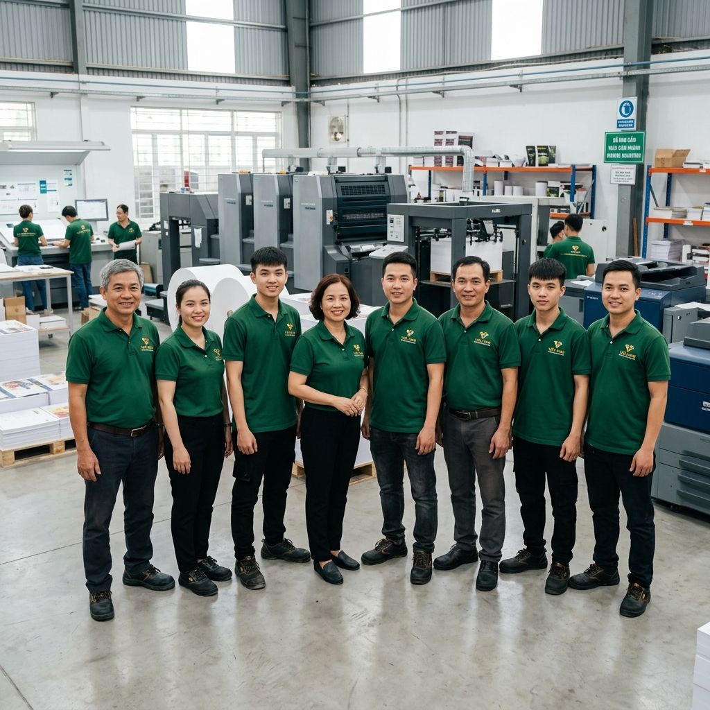 Về chúng tôi 3 Đội ngũ nhân sự xưởng in